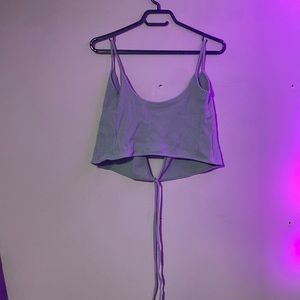 Womens Crop Top Tie Up size Small